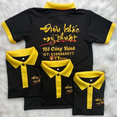 Mẫu áo thun cho cửa hàng điêu khắc