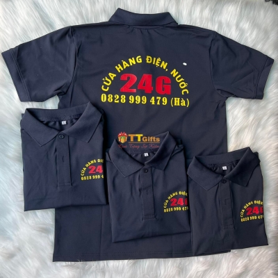 Mẫu áo thun cho cửa hàng điện nước