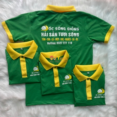 Mẫu áo thun cho quán hải sản
