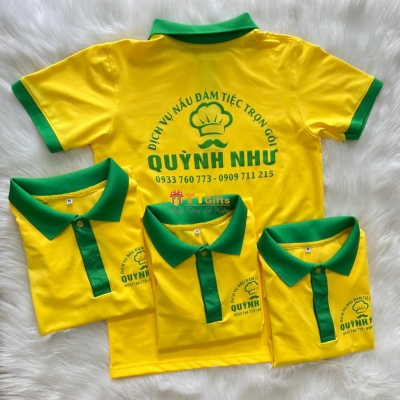 Mẫu áo thun cho dịch vụ nấu ăn