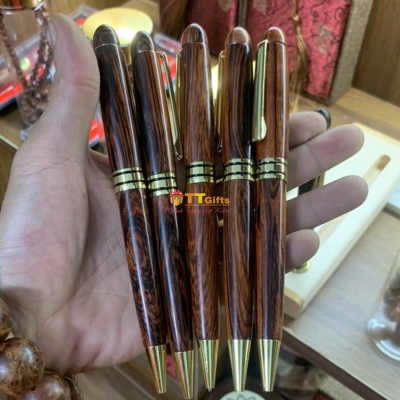 Bút ký gỗ sưa dây dạng xoay BG 09