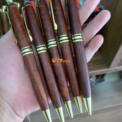 Bút ký gỗ tử đàn nam phi dạng xoay BG 24